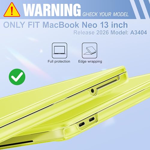 Funda MacBook Neo 13 2026 A3404 May Chen carcasa delgada con protector 2