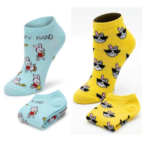 Image of Tipi Toe Women's 10 Pairs Lightweight Colorful Socks - Fun Low Cut Patterns for All-Day Comfort and Easy Everyday Style