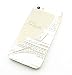 Clear Plastic Case Cover for Iphone 5 5s 5c- (Henna) Paris Eiffel Tower France (For iphone 5c)