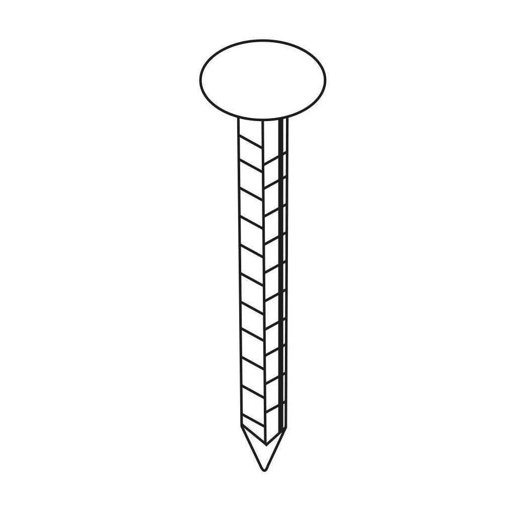 Pointe en Vrac Tête Extra Large Carrée Crantée Cuivre - 3x3x45 mm - 5 kg - D-Work