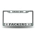 Green Bay Packers Metal Chrome License Plate Tag Frame Cover Football