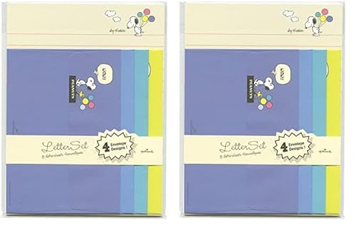 Hallmark(ホールマーク) ホールマーク スヌーピー レターセット カラーバルーン 819309 (× 2)