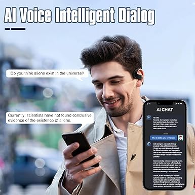 CHANCCI Smart Language Translator Earbuds,AI Translating Earbuds,Translation Earbuds Real Time,Wireless Translator Pods with Stereo Sound,Supports 75 Languages,Equipped with AI APP,for School - Image 3