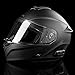 Sena Outrush R Bluetooth Modular Motorcycle Helmet with Intercom System (Matte Black, X-Large), Discontinued