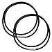volumoon Echt leder Halskette,2 Stück Lederkette Herren Leder Halskette Herren,3mm Breit Geflochten Lederkette Lederband mit Verschluss,45cm Lederkette Damen Lederband Kette für Anhänger,Schwarz Baby,Schwarz günstig Kaufen-volumoon Echt leder Halskette,2 Stück Lederkette Herren Leder Halskette Herren,3mm Breit Geflochten Lederkette Lederband mit Verschluss,45cm Lederkette Damen Lederband Kette für Anhänger,Schwarz