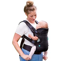 1 of Infantino Flip Advanced 4-in-1 Baby Carrier, Black | 4-in-1 Ergonomic Carrier for Newborn to Toddler (8-32 lbs) with Adjustable M-Position Seat. Baby Registry Essential