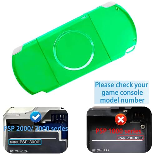 Image of OSTENT Battery Protector Cover Door Repair Parts Replacement for Sony PSP 2000 /3000 Color Light Green