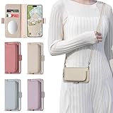 Freezun iPhone SE ケース 手帳型 贈り物 用 斜め掛け スタンド機能 SE 3 ファッション 手帳 ケース iPhone 7/8/6/6s/SE [第2世代/第3世代] (4.7") アプリコット