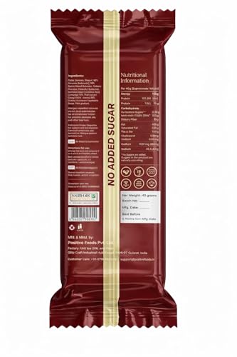 Image of POSHAN Women's Nutrition Datefusion Protein Bar, 40 g | 8g Protein with 4G Fiber |No Added Sugar, 100% Vegetarian & Gluten-Free| Made with Dates, Ragi and Superfoods| No Trans Fat| Pack of 1
