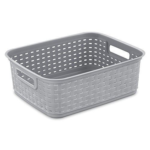 STERILITE Cement Short Weave Basket, Multi