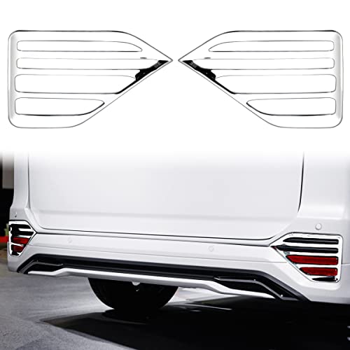 MARCHFA トヨタ 新型ヴォクシー&ノア 専用 リアフォグライトフレーム 90系 95系 R4.1〜 ハイブリッド フォグランプガーニッシュ フォグランプカバー フレクターガーニッシュ メッキシルバー