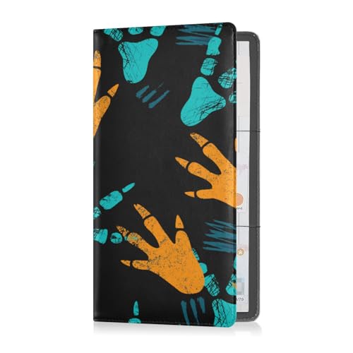 Portafoglio pelle premium per immatricolazione e assicurazione per uomo e donna perfetto per autisti proprietari di da auto rimorchi moto barche dinosauri Multi 1 size