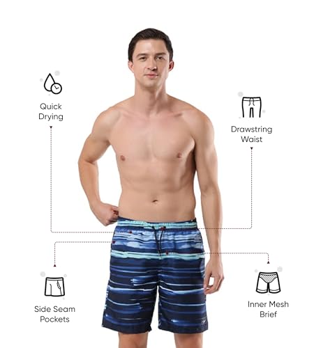 Image of Speedo Men's Recycled Polyster Printed Leisure Watershorts
