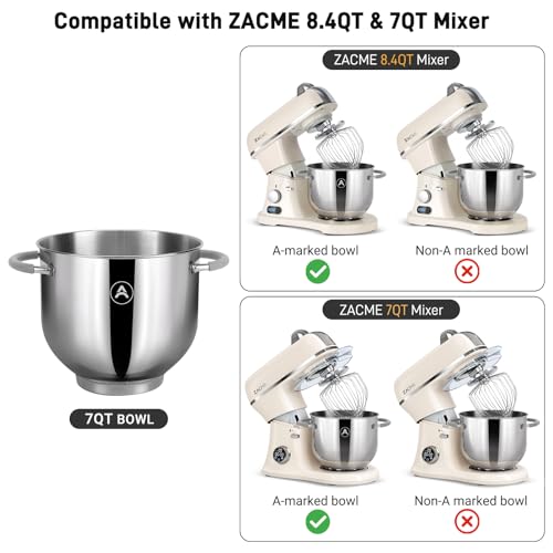 Tazón de Acero Inoxidable Capacidad 7.4QT ZACME miniatura 3