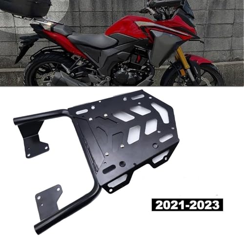 Support de top case moto CB150X robuste avec fixation renforcée arrière