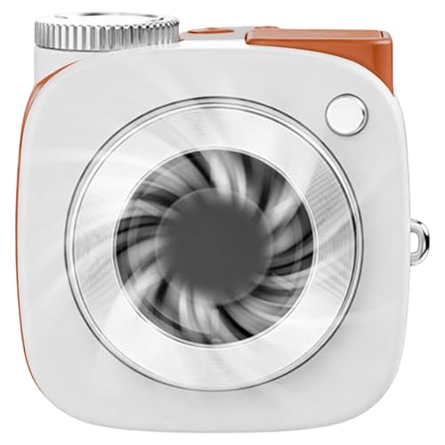 Ventilador de mano con forma de cámara mini y cordón para cuello 2