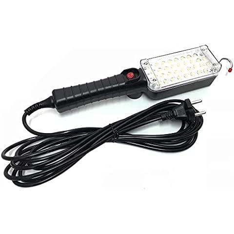AntDau71 - WORK LAMP TORCH 34 LED SMD WHITE LIGHT HOOK MAGNET WORKSHOP GARAGE Cover