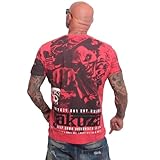 DESIGN: Klassisches T-Shirt mit Rippbündchen am Rundhalsausschnitt. Abgerundet werden unsere Shirts mit einem Yakuza-Logoetikett an der Seitennaht.