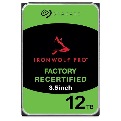 Amazon | 【整備済み品】Seagate IronWolf Pro 3.5インチ 12TB 内蔵