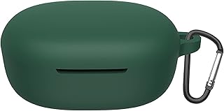 جراب حماية سيليكون لسماعات ريدمي بودز 4 لايت من جي ام يو جياو كاملة 360 درجة - اخضر لريدمي بادز جيموجياو