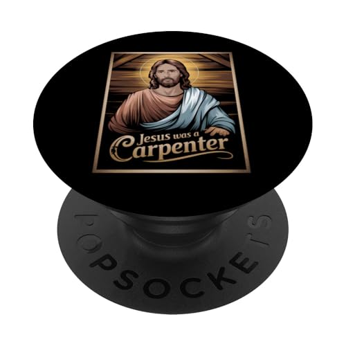Gesù era un falegname - Christian Faith PopSockets PopGrip Adesivo