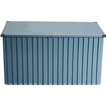 312 Gallon Outdoor Storage Box, Steel Construction, Waterproof with Lock, 71.5x33.5x36.6 inches
