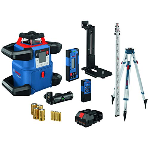 BOSCH 18V Self-Leveling Rotary Laser Kit with Accessories