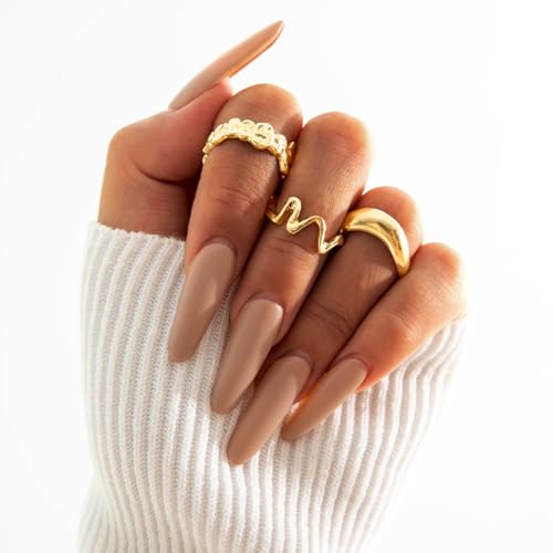 Image of Shining Diva Fashion Combo Set Gold and Silver Plated Rings for Women and Girls Stylish
