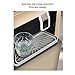 Cuttable Refrigerator Drip Catcher, 2 Pack Refrigerator Drip Tray Catcher Silicone Refrigerator Water Drip Tray Catcher for GE for Samsungs Fridge Accessories (Gray)