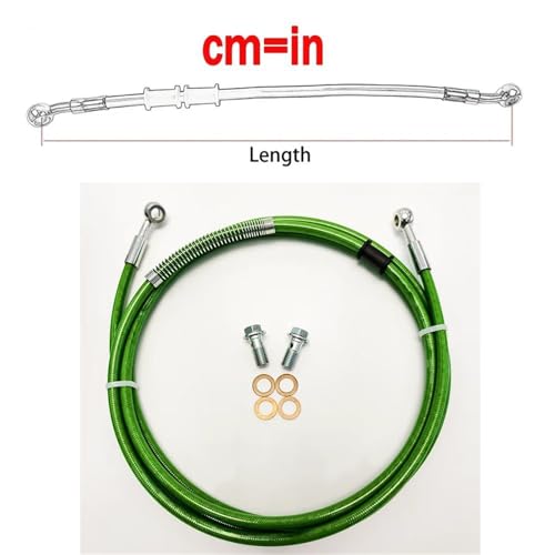 Cable trenzado hidráulico de alta resistencia con banjo de 8mm para frenos de moto 4