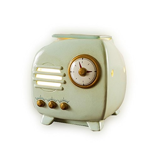 Scentsationals Retro Collection - Radio - Scented Wax Warmer - Old Vintage Radio Wax Cube Melter & Burner - Electric Fragrance Home Air Freshener Decor Gift