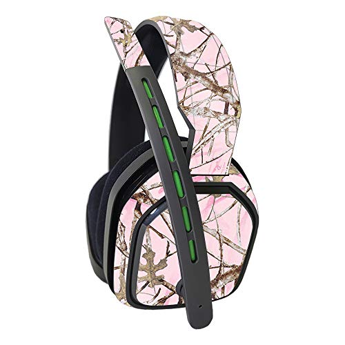 MightySkins Glossy Glitter Skin Compatible with Astro A10 Headset - Conceal Pink | Protective, Durable High-Gloss Glitter Finish | Easy to Apply and Change Styles | Made in The USA