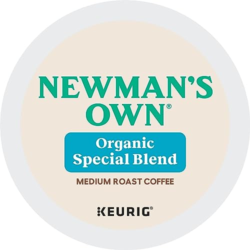 Newman's Own Organics Special Blend Keurig Single-Serve K-Cup Pods, Medium Roast Coffee, 72 Count (6 Packs of 12)