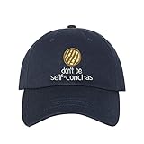 Prfcto Lifestyle Don't be a self Concha Baseball Cap- Funny Hats Unisex (Navy)