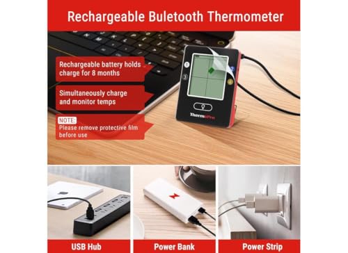 ThermoPro TP25W LCD Bluetooth Enabled Grill/Meat Thermometer - Image 4