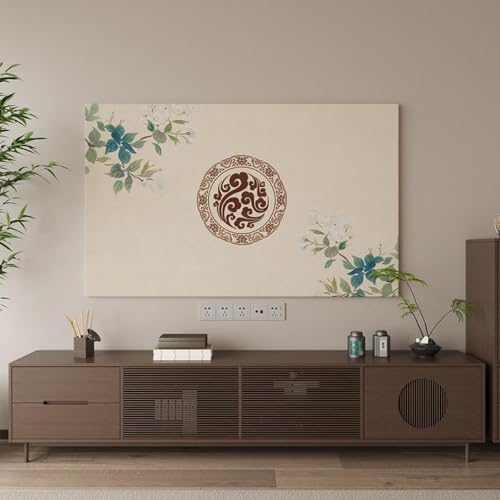 Housse de protection TV 32-80 pouces en tissu épais élastique universel