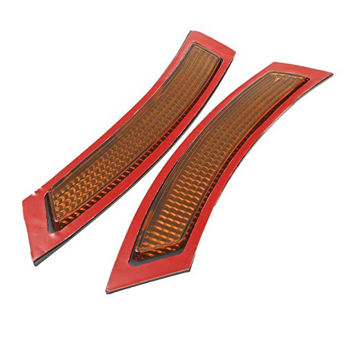 Image of 2pcs for E92 E93 3 Series 2DR 2007-2013, Amber Lens Front Side Marke Fender Bumper Reflector
