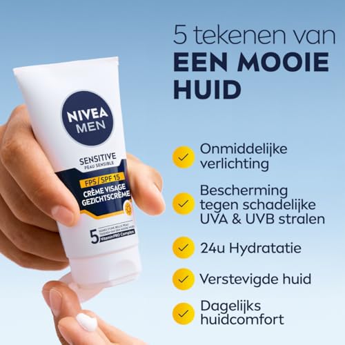 Nivea Men Sensitive Hydraterende Gezichtscrème SPF15 75 ml - View 1