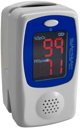 SmartHeart Talking Fingertip Pulse Oximeter