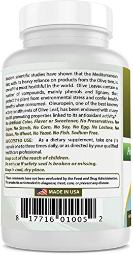 Best Naturals Olive Leaf Extract, 700 Mg, 90 Count #TOP5