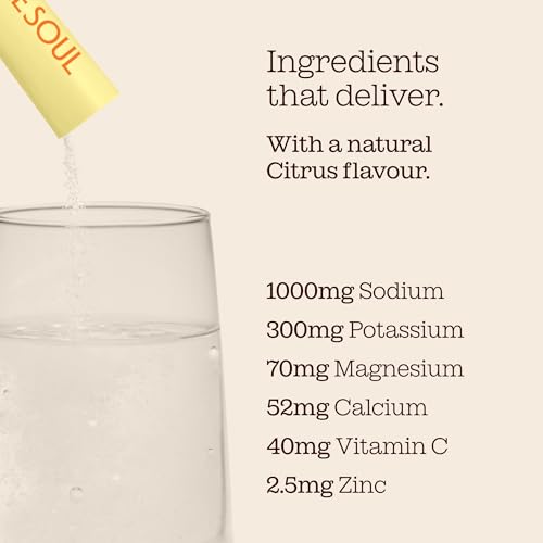 Free Soul Hydrate | Electrolyte Hydration Sachets | Zero Sugar | 30 Sachets | Advanced Electrolyte Powder with Sodium, Magnesium, Vitamin C | Citrus Salt Flavour - Image 3