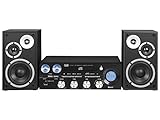 Función Bluetooth Trevi HF 1900 BT Minicadena de música para Uso doméstico Negro - Microcadena (Minicadena de música para Uso doméstico, Negro, Monótono, 1 Cubierta(s), 1 Discos, FM)