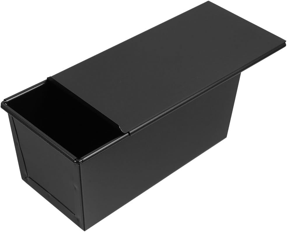Garneck Nonstick Loaf Pan with Lid 1.65LB Bread Toast Mold for Baking Convenient Kitchen Bakeware Bread Mold for Homemade Toast