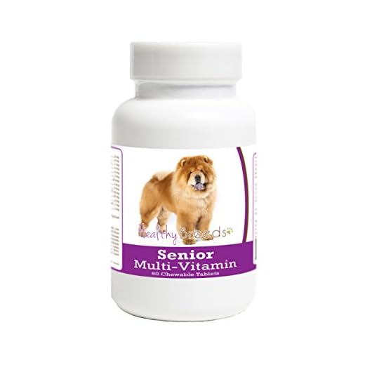 Healthy Breeds Chow Chow Senior Dog Multivitamin Tablets 60 Count