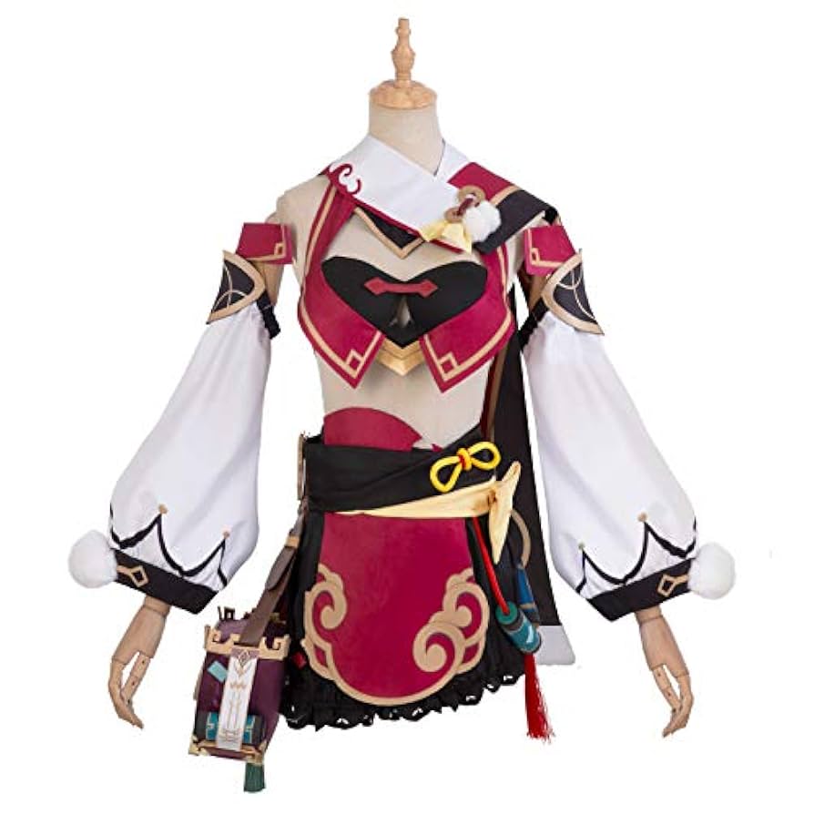 ウィッグ付き原神コスプレ/煙緋コスプレ衣装 Amazon.co.jp: （ウィッグ、靴追加 ）原神 烟緋 ヤンフェイ