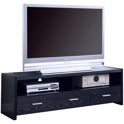 Coaster Home Furnishings 2-Shelf TV Console Black Oak