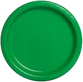 Unique Party talerz na imprezę, 21,9 cm, 16 sztuk, złoty