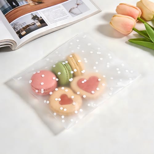 Bolsas de celofán autoadhesivas para conservar alimentos frescos y empaquetar regalos 6