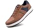 LANGDU Zapatillas Hombre Zapatos Vestir Casual Calzado Running Sneakers Deportivas Transpirables Zapatilla Moda Tamaño 41-46EU (42EU,Marrón 70)