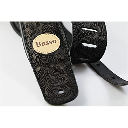 CORREIA BASSO GUITARRA, VIOLÃO, BAIXO VT SL 52 FLORAL PRETO